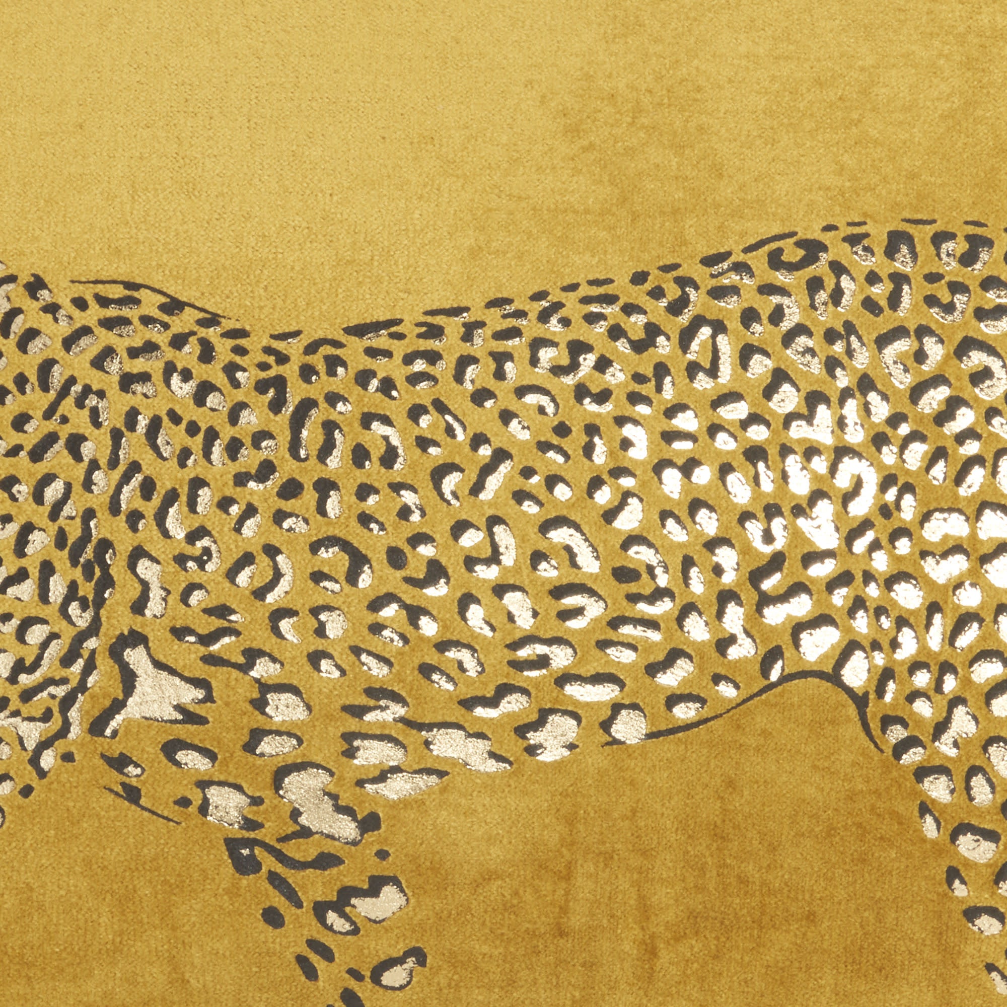 Bold Golden Leopard Lumbar Pillow-6