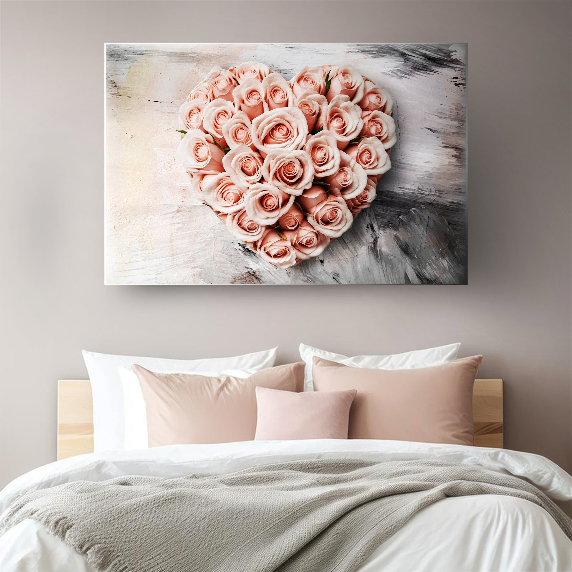 Floral Heart Wall Art II-0