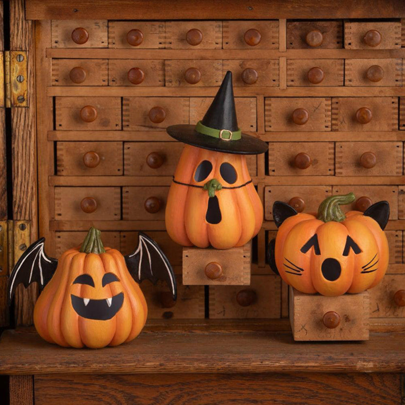 Pumpkin Witch Luminary by Bethany Lowe Designs-4