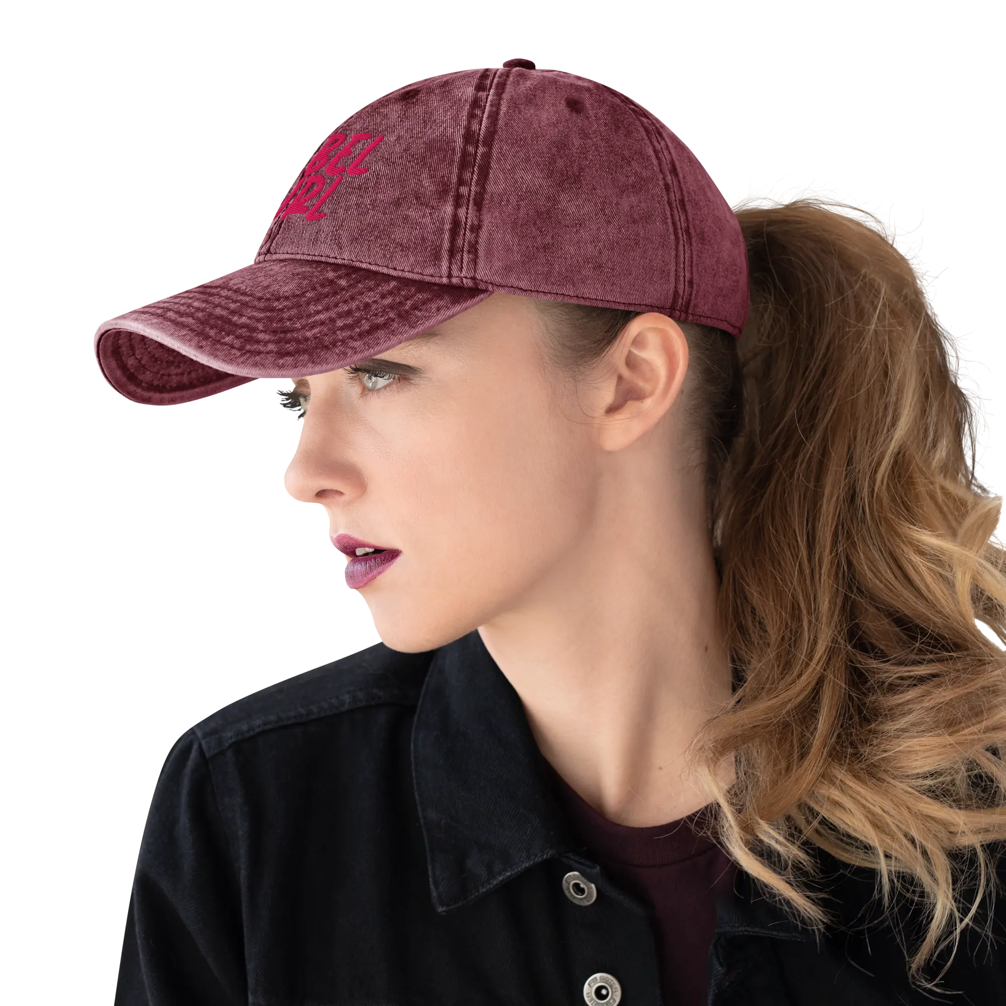 Vintage Cap REBEL GIRL Vintage Cotton Twill Cap