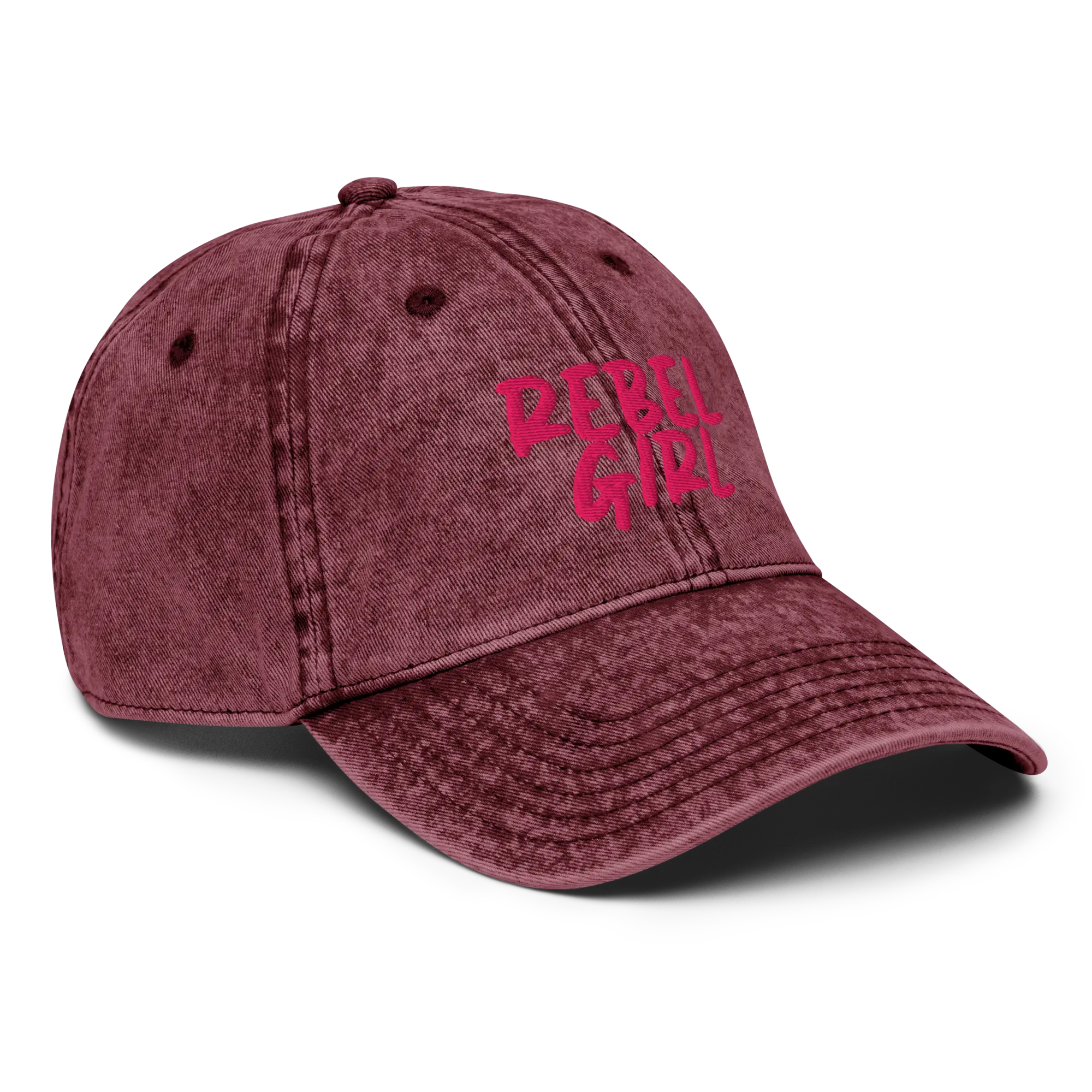Vintage Cap REBEL GIRL Vintage Cotton Twill Cap