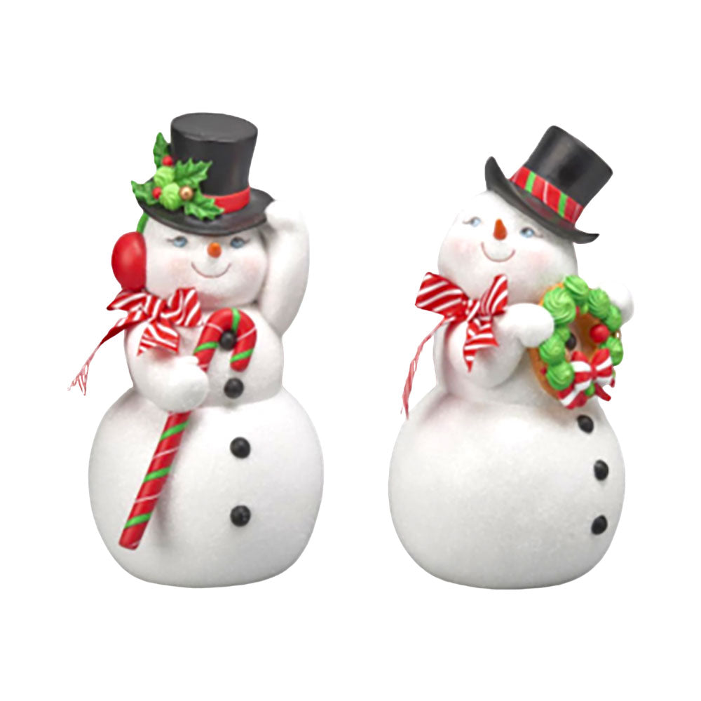 12" Jolly Snowman Couple by December Diamonds-0
