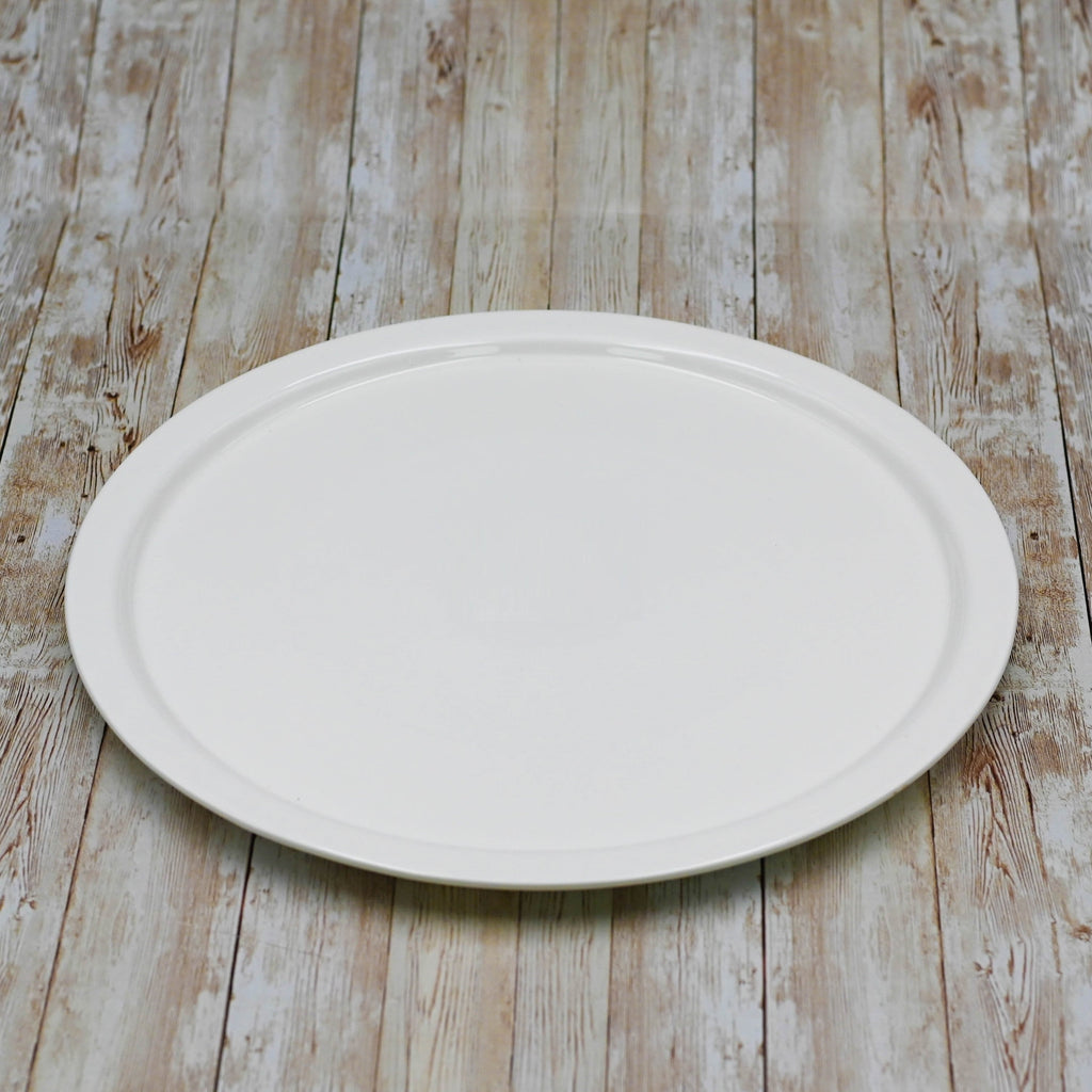 White Personal Pizza Plate 14" inch | 35.5 Cm-0