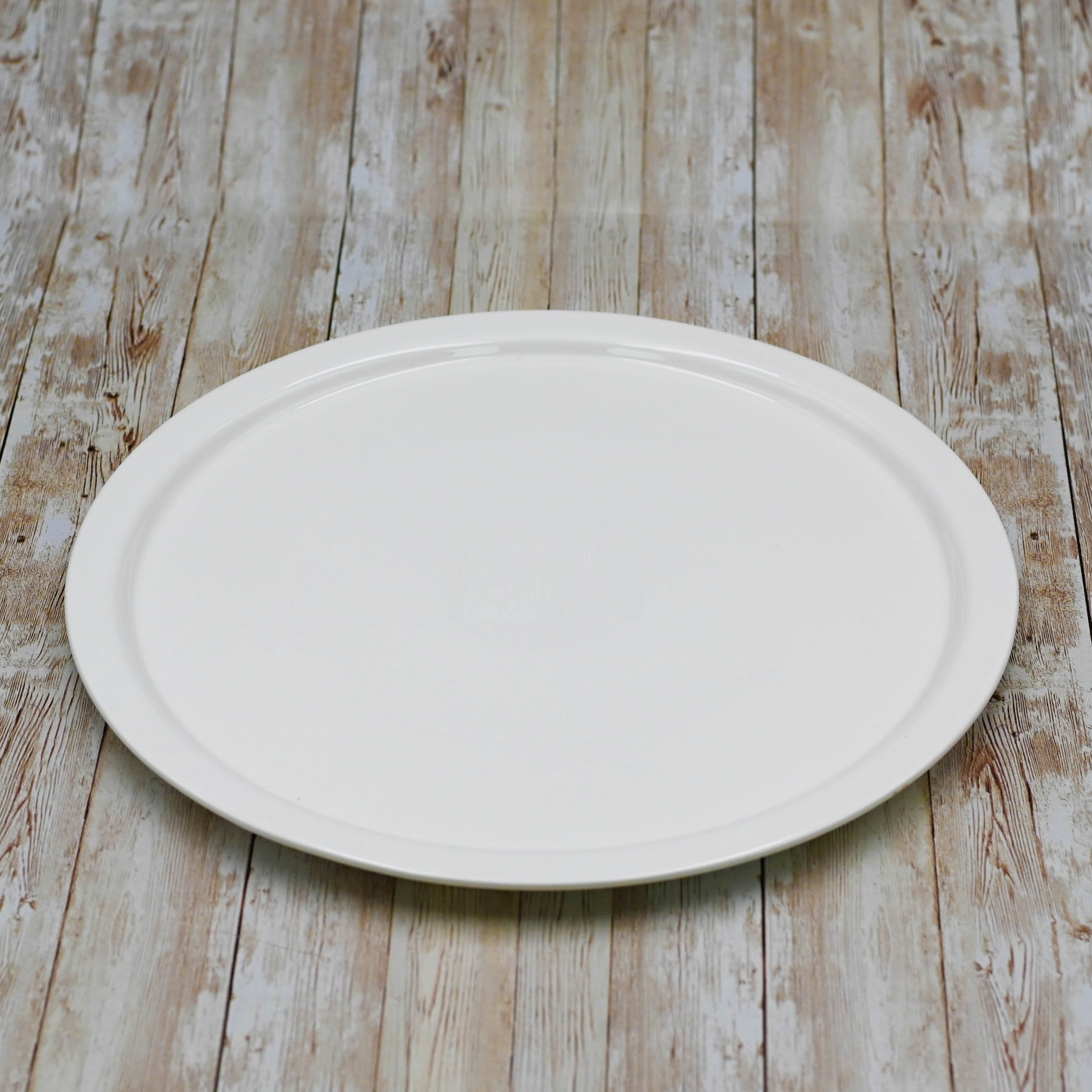 White Personal Pizza Plate 14" inch | 35.5 Cm-0