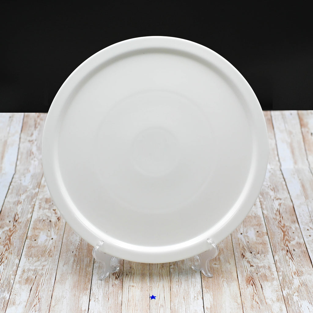 White Personal Pizza Plate 14" inch | 35.5 Cm-1