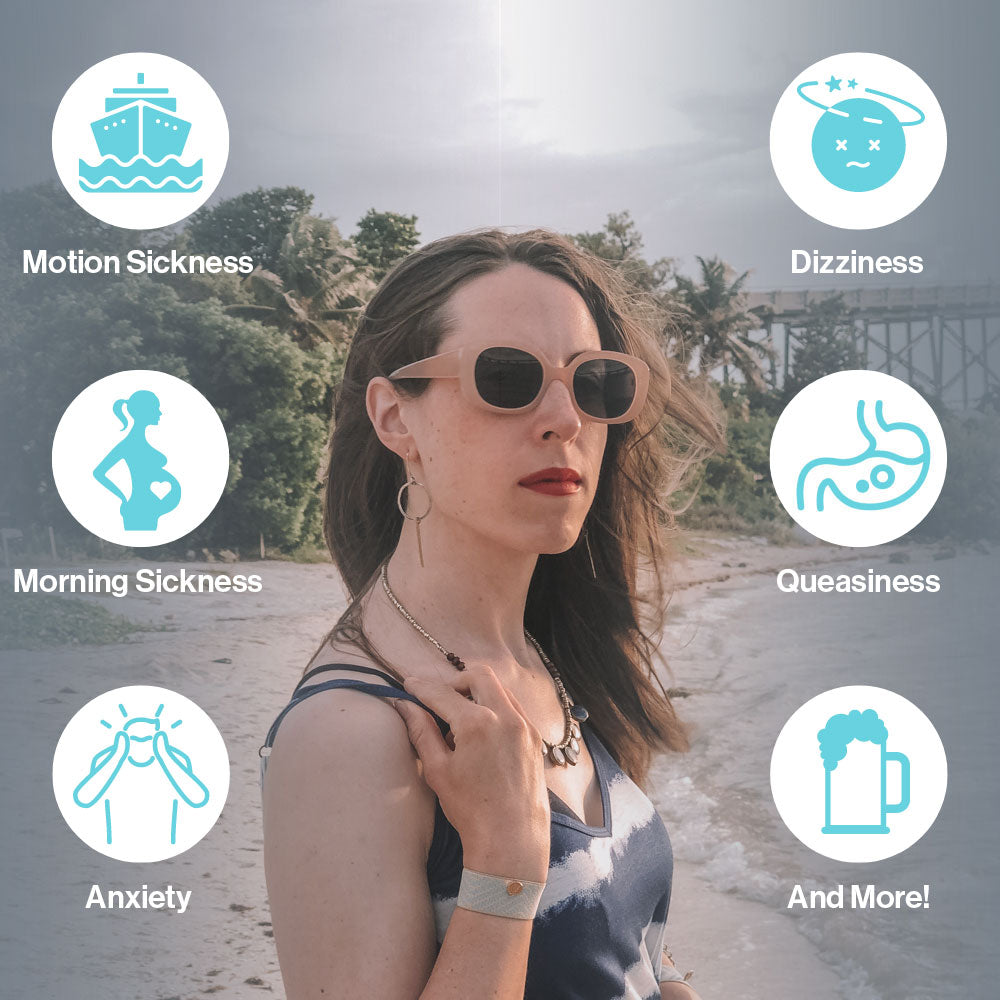 Accupressure Bracelets - Blisslets Nausea & Anxiety Relief Cartagena Pack