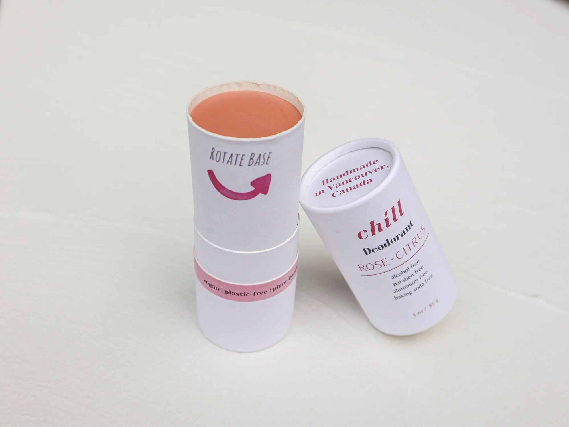 Natural Deodorant Stick - Rose & Citrus-3