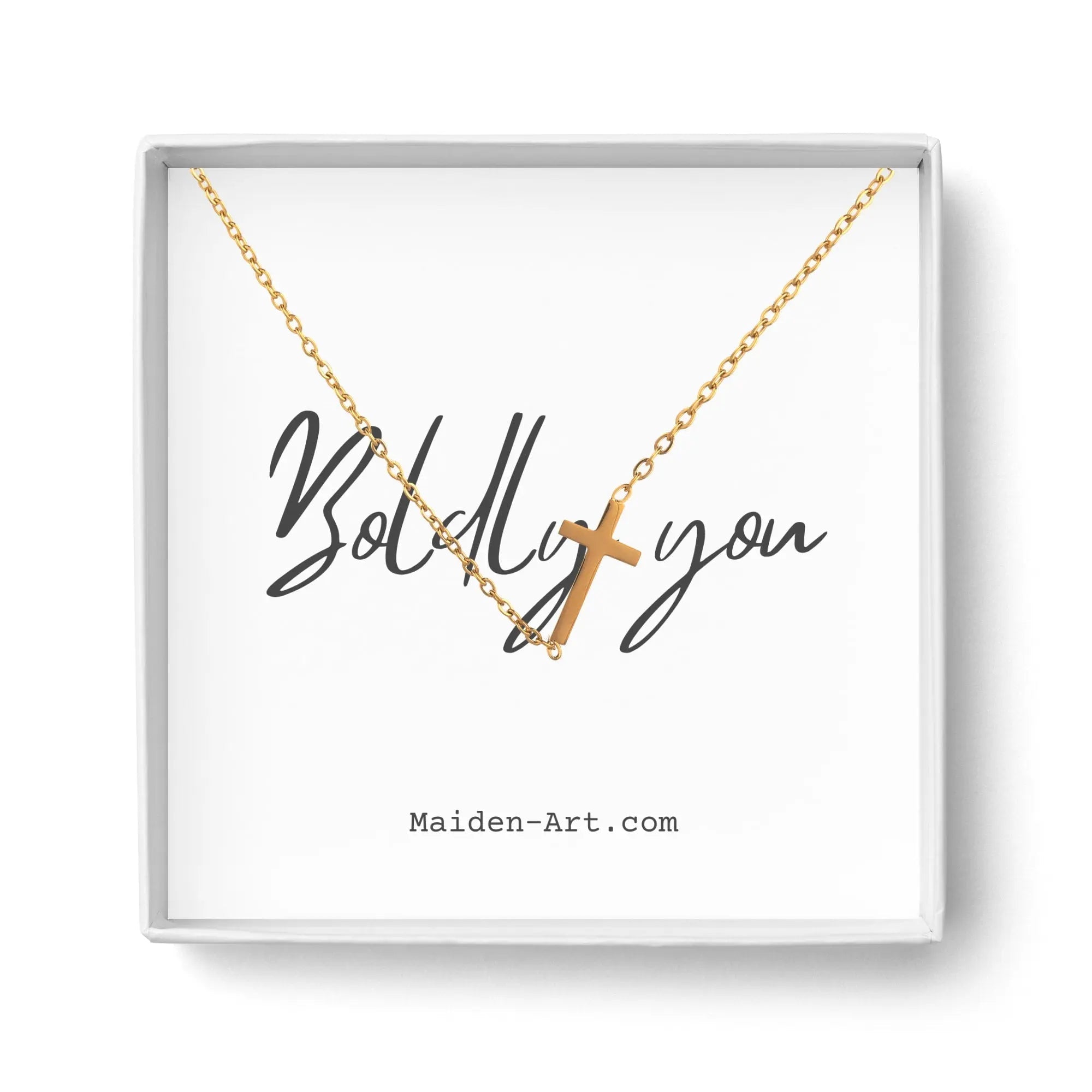 14K gold necklace | Gold Plated Cross Pendant Necklace