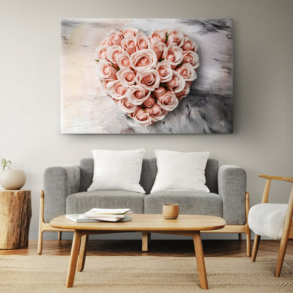 Floral Heart Wall Art II-1