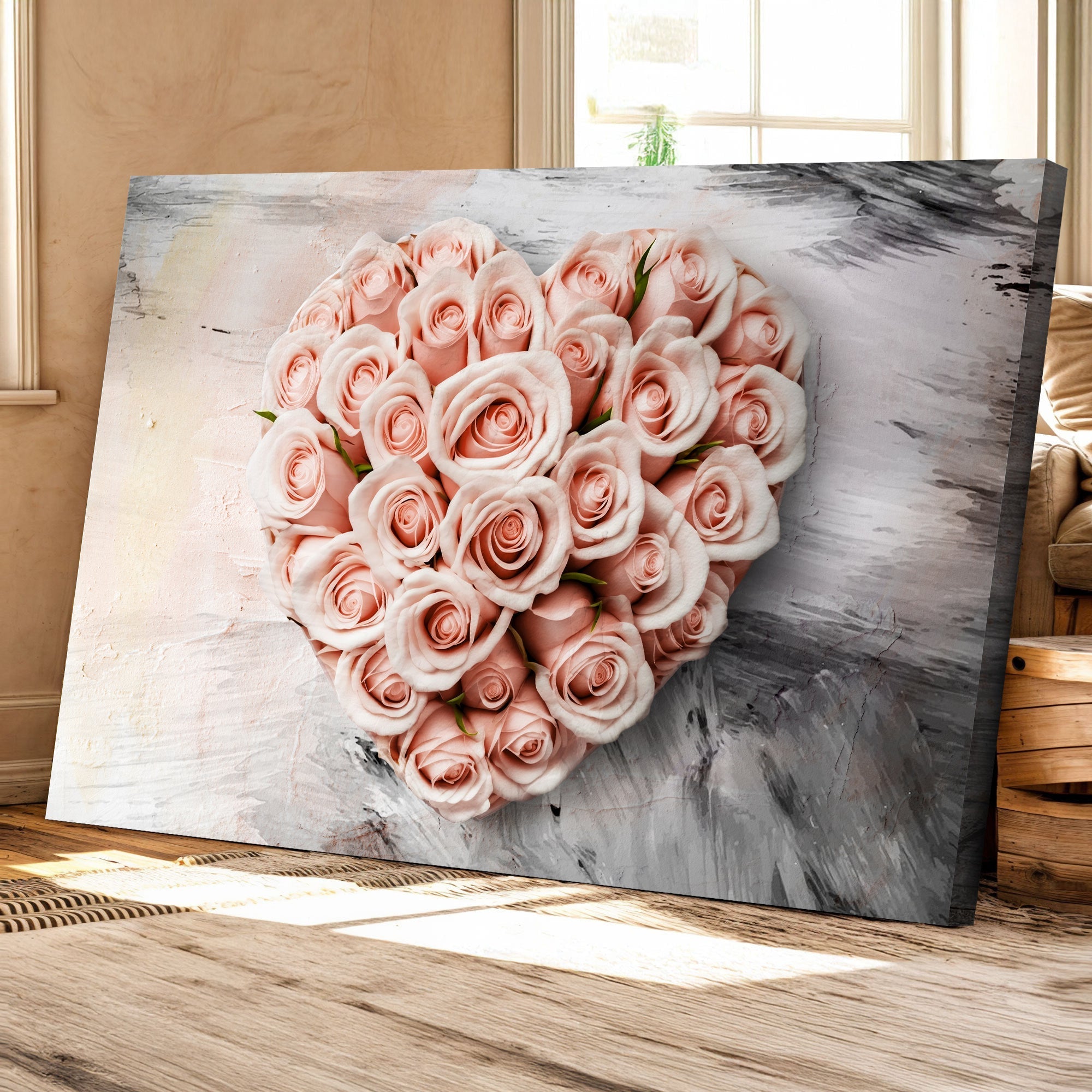 Floral Heart Wall Art II-2