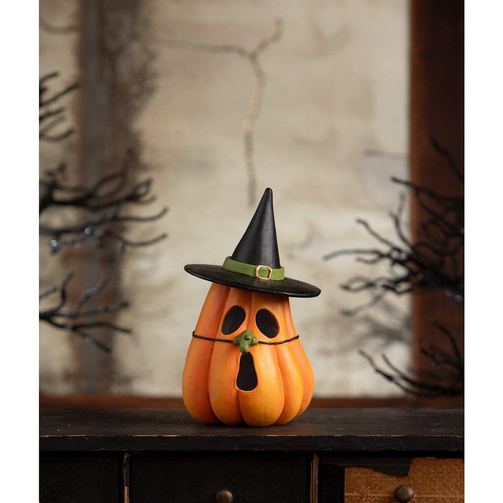 Pumpkin Witch Luminary by Bethany Lowe Designs-1