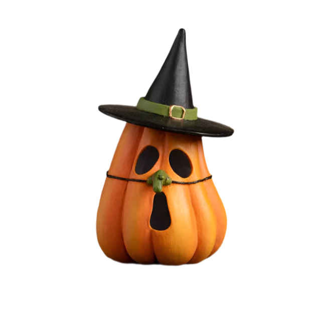 Pumpkin Witch Luminary by Bethany Lowe Designs-0