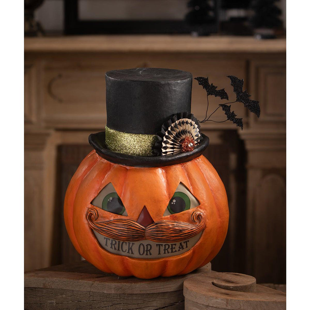 Trick or Treat Pumpkin Stache by Bethany Lowe Designs-2