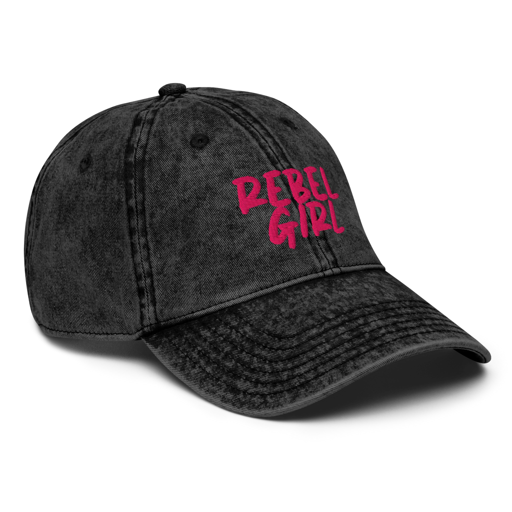 Vintage Cap REBEL GIRL Vintage Cotton Twill Cap